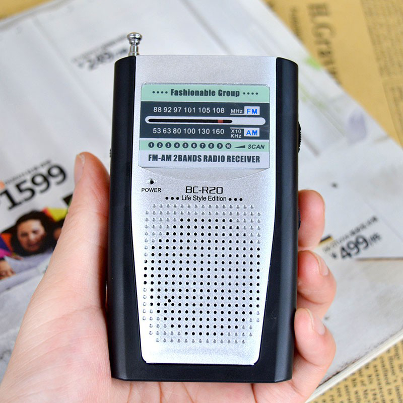 Radio Fm Mini Radio Portable Radio Handheld Mini AM Digital FM Telescopic Antenna Radio Pocket World Receiver Multifunctional