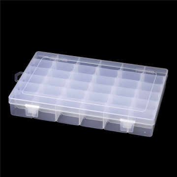 Plastic 36 Slots Jewelry Storage Box Case Adjustable Craft Organizer Beads Jewelry Packaging Sundries Storage Container Case