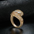 Mytys Wholesale Crystal Mesh Net Rings for Women Gift New Fashion Wire Mesh Tube Design Rings Jewelry R1205