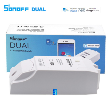 Sonoff Dual 2 Channel Wifi Wireless Switch Smart Home Remote Control Intelligent Timer Via Android IOS APP