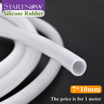 Silicone Tube 7mm x 10mm Water Pipe Flexible Hose For Water Sensor & Water Pump & Water Chiller For CO2 Laser Cutting Machine