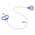 Emergency Survival Gear Outdoor Plastic Steel Wire Saw Ring Scroll Travel Camping Hiking Hunting Climbing Survival Tool Hot Sale