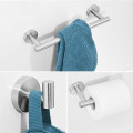 SUS304 Black Bathroom Hardware Set Towel Bar Rack Toilet Paper Holder Robe Hook Stainless Steel Gold Bathroom Accessories