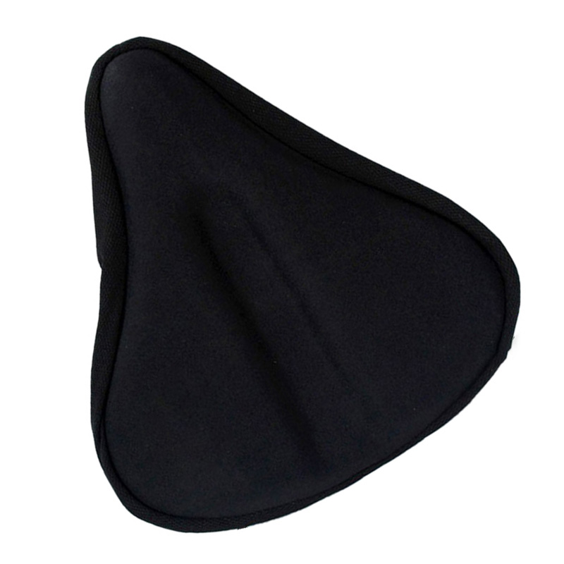 Bicycle Seat Breathable Exercise Bike Seat Gel Cushion Cover For Large And Wide Bicycle Saddle Pad Bike Bicycle Saddle