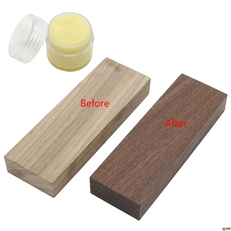 20g Organic Natural Pure Wax Paste Wood Polishing Furniture Floor Surface Finishing Leather Maintenance Household Accessory