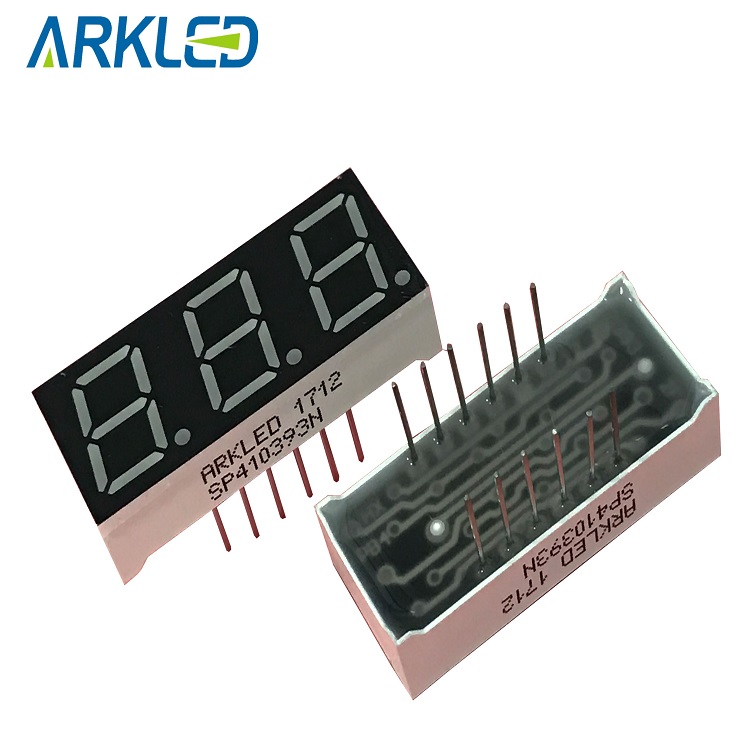 0.39inch 3 digits 7 segment led display