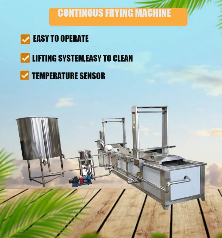 continuous frying machine