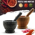 Mortar Pestle Spice Crusher Resin Bowl Tough Foods Pepper Ginger Kitchen Tool Herbs Garlic Grinder Spices Tool