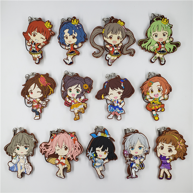 THE IDOLM@STER Anime Idol Master Million Live! IDOLMASTER Swimsuit Version Rubber Keychain