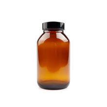 200ml Amber wide mouth pharmaceutical glass medicine bottle