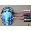2pcs Professional Badminton Rackets 28 pouds carbon . Training reserve badminton racquet