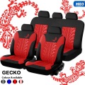 4/9PCS/Set Seat Car Covers Universal Interior Accessories Detachable Headrests Bench Seat Covers For Cars Truck For Women Auto