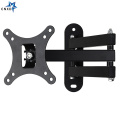 Universal TV Wall Mount Adjustable Flat Panel Frame TV Wall Mount Bracket Support 15 Degrees Tilt for 10-27in LCD LED Monitor