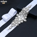TOPQUEEN S01 Bridal Belt Women Evening Dress Accessories Bead Belt Wide Rhinestone Bridal Belt Fashion Bridal Belt Glitter Belt