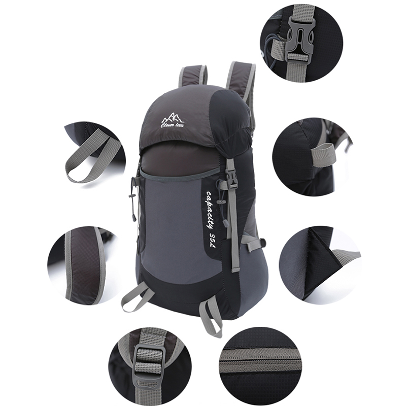 Foldable Backpack Super Soft Skin Pack Travel Backpack Outdoor Trekking Climbing Mountain Travel Waterproof Hiking Backpack