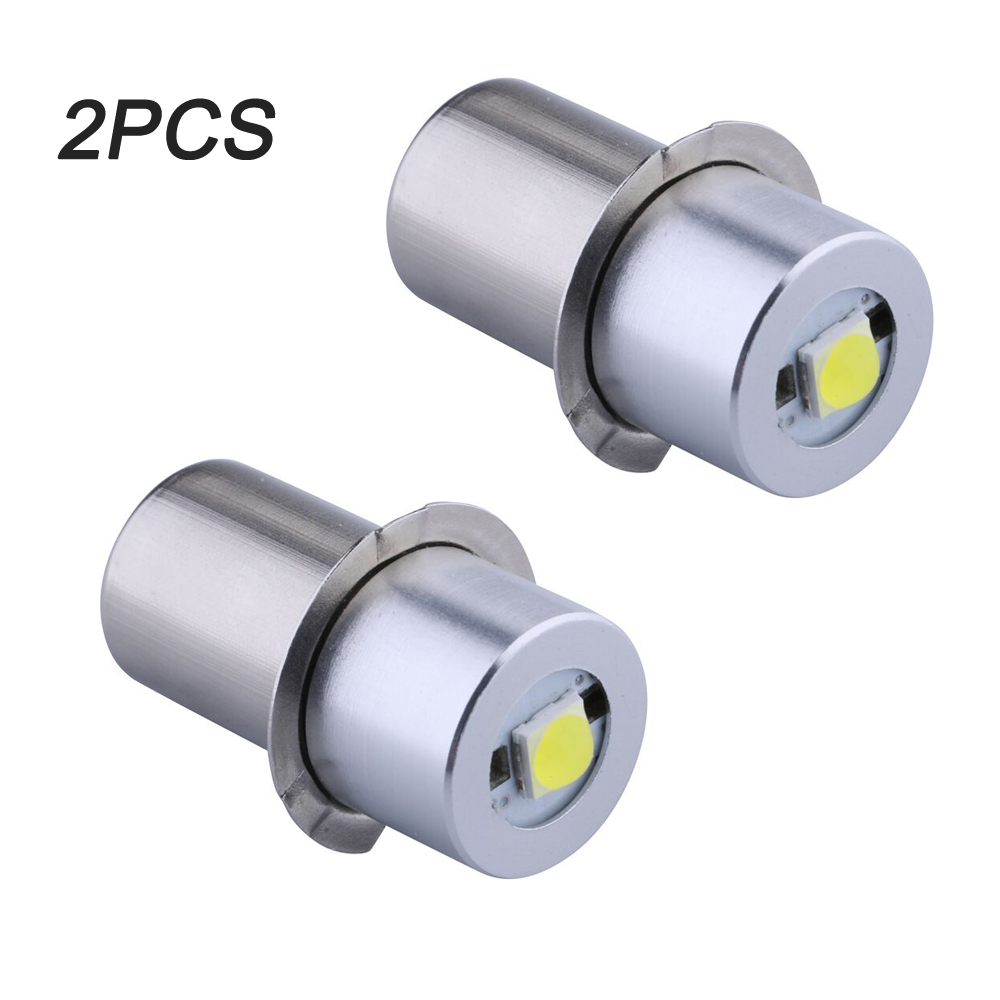 2PCS P13.5S Base PR2 High Power LED Upgrade Bulb for Maglite, Replacement Bulbs Led Conversion Kit Fot C/D Flashlights Torch