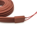 220V Silicon Rubber Heating Cable Simple Installation Heating Wire Antifreezing Heat Preserving Heating Cable 25mm