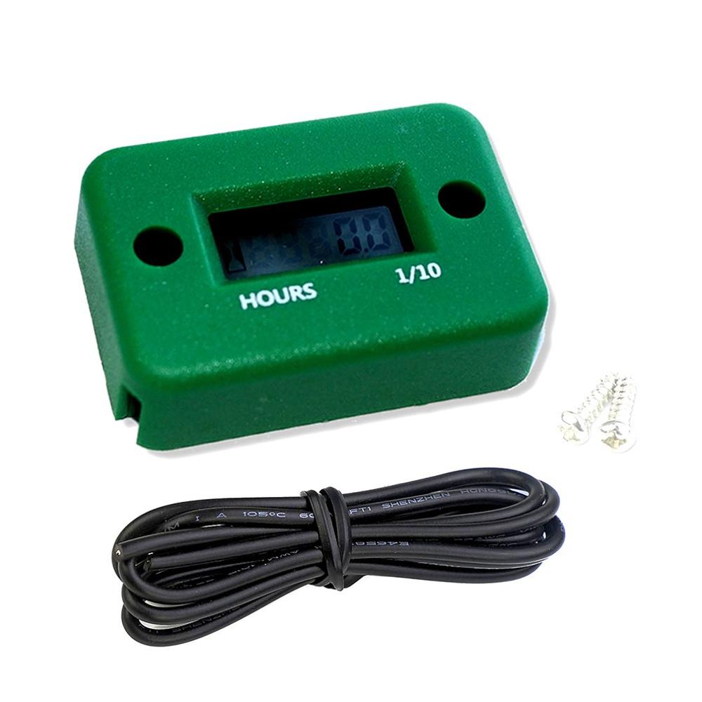 Motorcycle Hour Meter With Battery Timer With Inductive Moto Digital Moto Jet Ski Timer Accumulator Digital Working Gauge