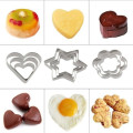 5Pcs/set Star Heart Flower Cookie Cutter Egg Baking Kitchen Accessories Biscuit Mould Kichen Utensil Gadget Cooking Tool Supplie