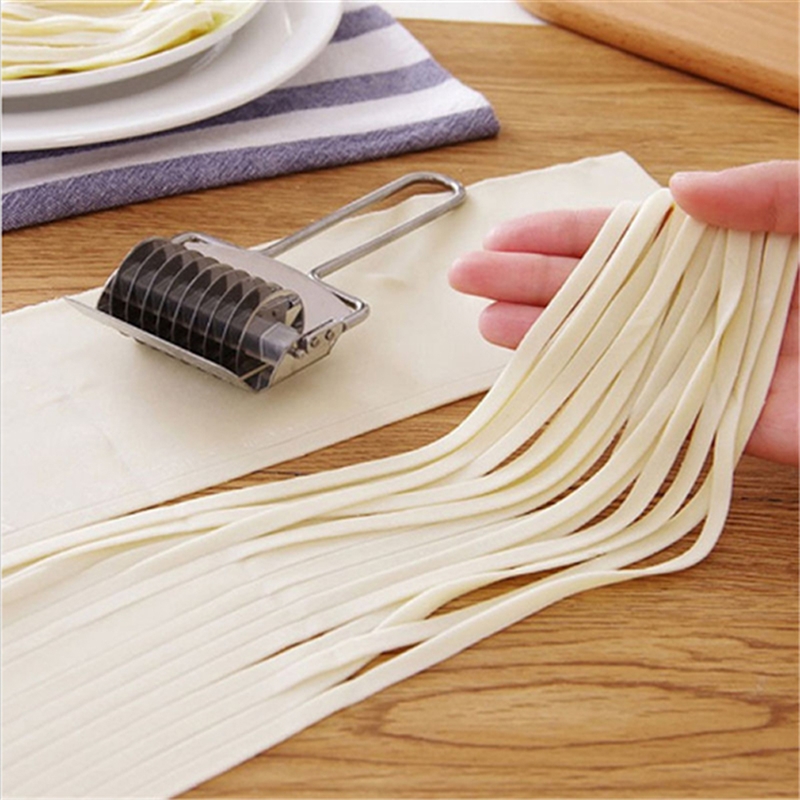 Stainless Steel Manual Non-slip Handle Pressing Machine Noodle Cut Shallot Cutter Spaetzle Pastry Tool For Kitchen