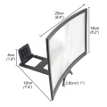 Mobile Phone Screen Amplifier 12 inch HD 3D Folding Curved Screen Magnifier Smartphone Stand Bracket Screen Amplifying Holder