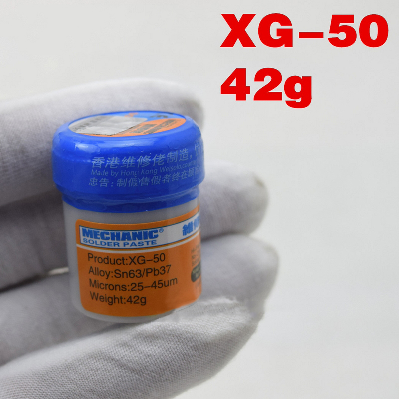 Mechanic Solder Paste BGA SMD PCB Flux for Soldering Welding Fluxes Tin Cream Sn63/Pb37 Flux Repair Tool XG-50 XG-30 XG-40 XG-80