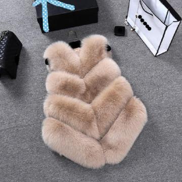 Fake Fur Outerwear Femme For Ladies 2020 Fashion Coat Jacket With Overcoat Female Faux Fur Gilet Furry Women's Clothing Jackets