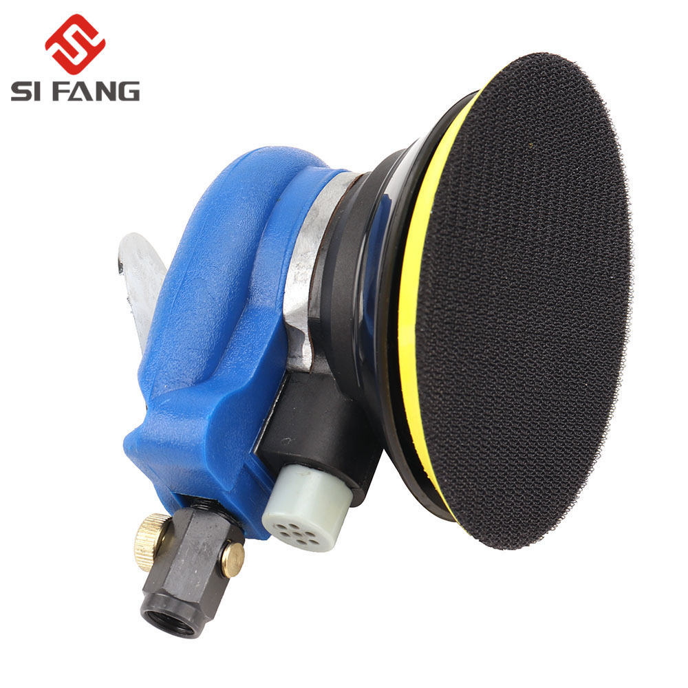 125mm Air Sander 5'' inch Pneumatic Polisher Tool Polishing Random Orbital Palm Machine Grinder for Car Paint Care rust removal