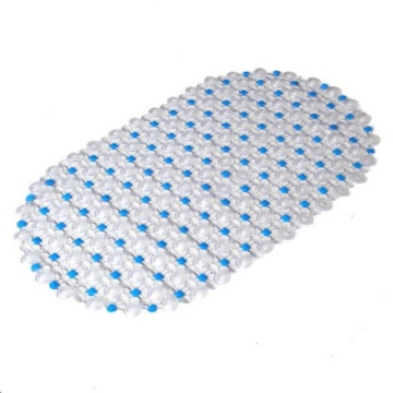 Tub Bath Shower New 68x38cm Tub Clear Bubble Mat Safety Anti-slip PVC Floor Mat Rug