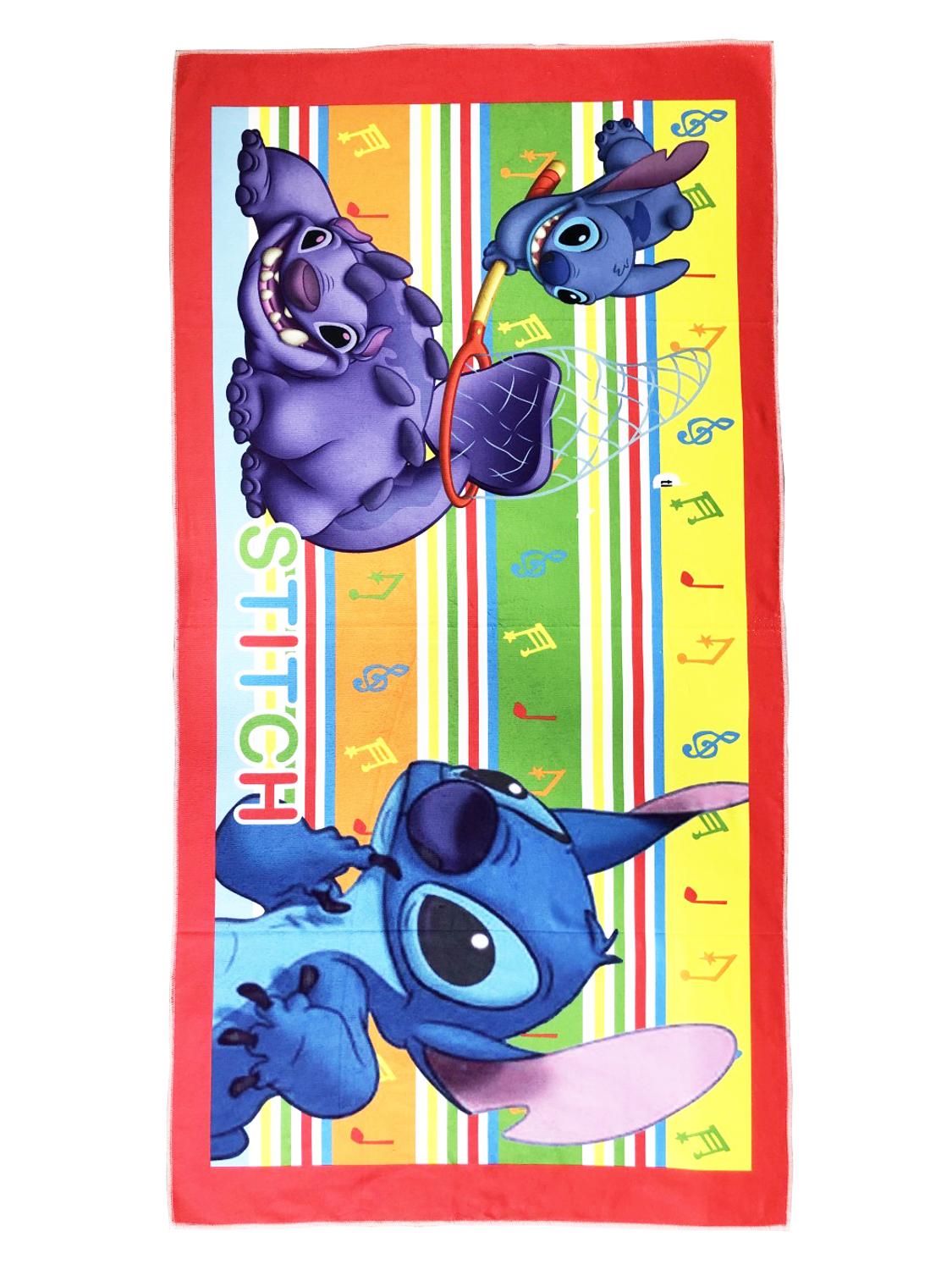 Cartoon Red Edge Stitch Boys Girls Bath/Pool/Beach Towel Super Soft Absorbent Swimming Polyester Towel Washcloth