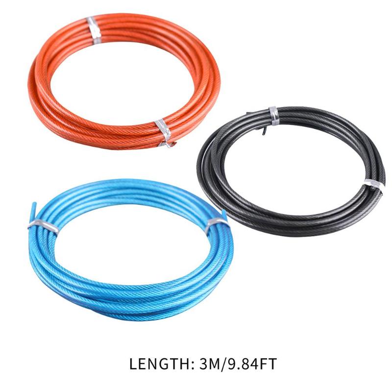 Durable Jump Ropes Delicate Design Solid 9.84ft Spare Replaceable Rope Speed Jump Skipping Training Fitness Wire Cable