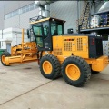 Shantui Road wheeled motor grader SG16-3 ground leveling