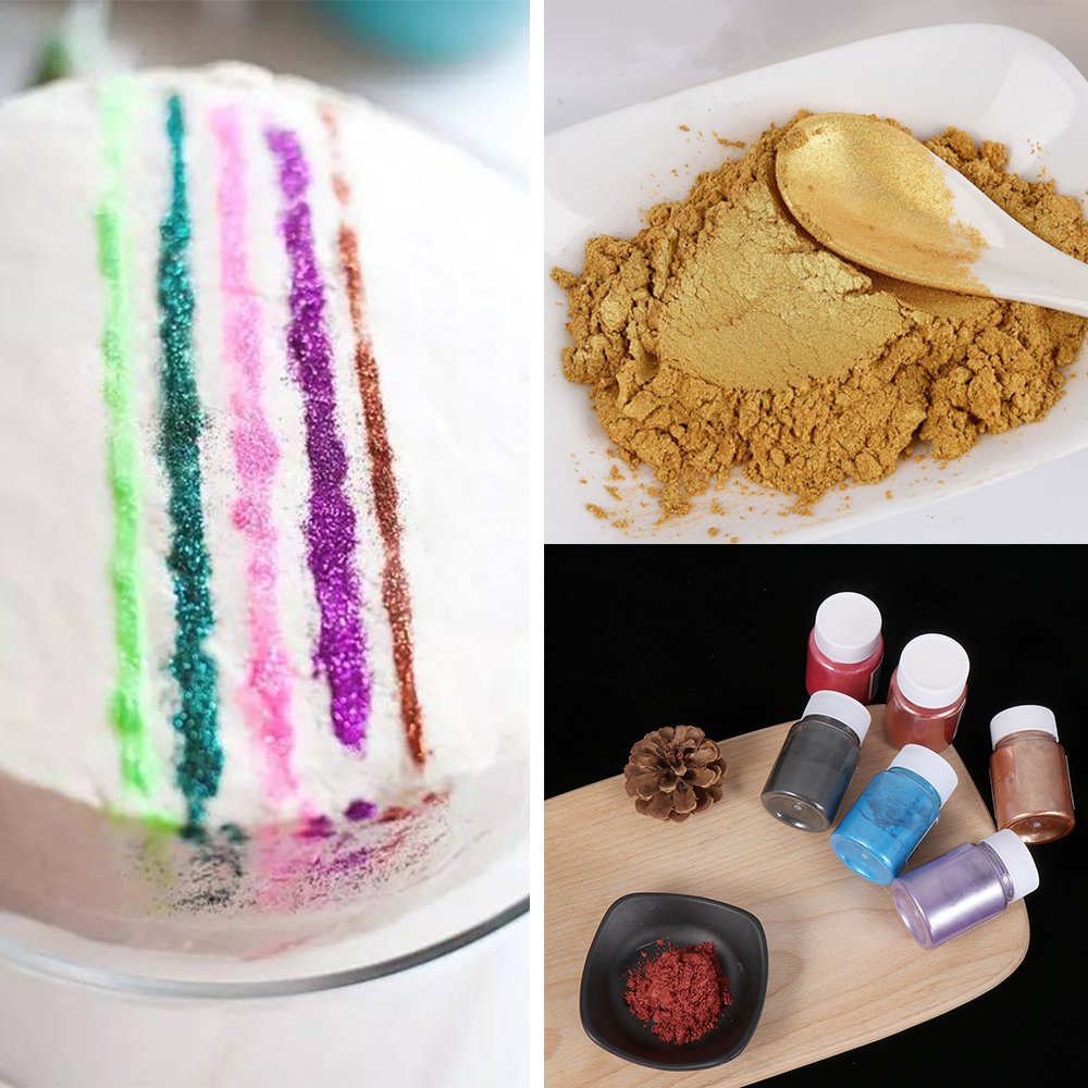 15g Edible Gold Powder Mousse Cake Fondant Macaron Chocolate Glitter Powder Silver Powder Baking Cake Color Decorating Tools