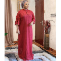 African Dresses for Women 2021 Spring and Autumn African Women Long Lace Plus Size Dress African Clothes American Clothing