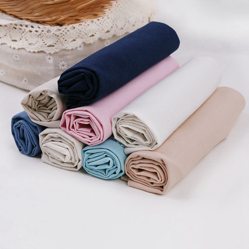 European Embroidery Cotton Linen Embroidery Fabric Polyester Cotton Linen Plain Background Fabric Linen Clothing Cotton Cloth