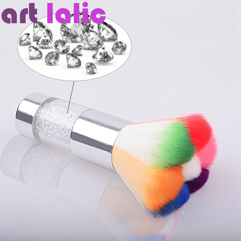 Nail Dust Brushes Acrylic UV Nail Gel Powder Nail Art Dust Remover Brush Cleaner Rhinestones Makeup Foundation Tool