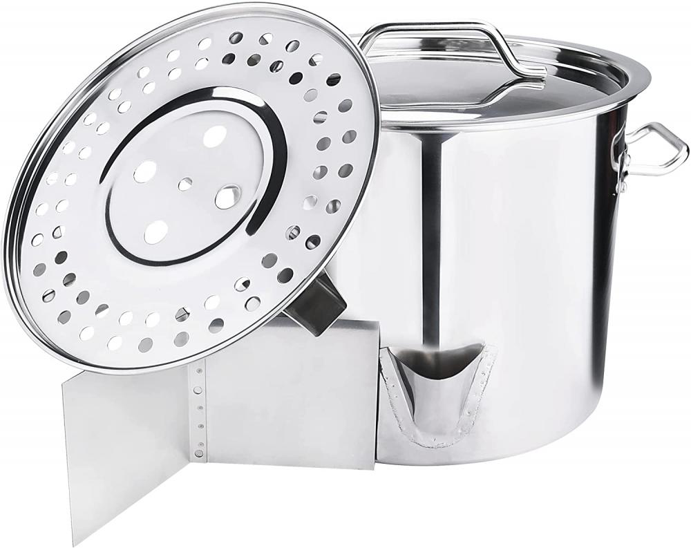 24QT Stainless Steel Tamale Steamer Pot