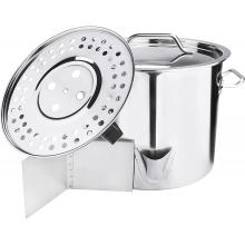 24QT Stainless Steel Tamale Steamer Pot