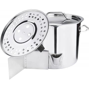 24QT Stainless Steel Tamale Steamer Pot