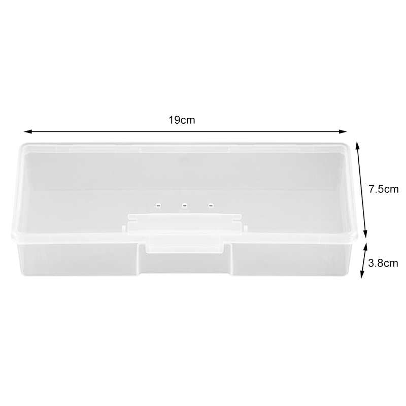 Plastic Adapter Small Empty Box Nail Art Gems Brush Pen Storage Case Makeup Container Storage Boxes Nail special tool Home New