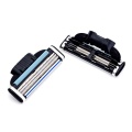 4pcs Men's Safety Razor Blades 3Layers Shaving Cassette Stainless Steel Safety Blades Beard Manual Shaver replacement head