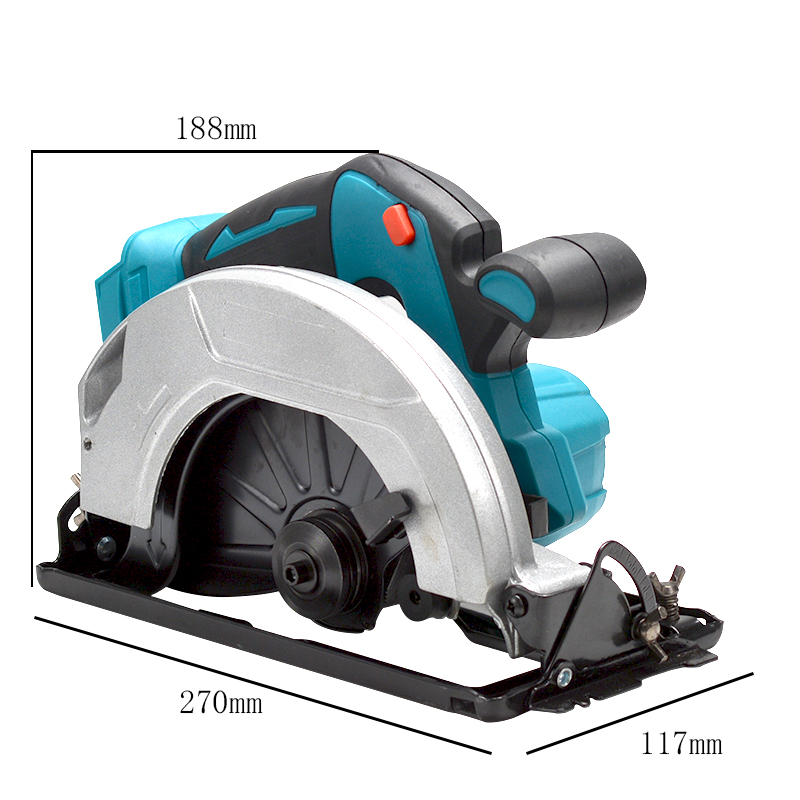 Brushless Electric Circular Saw 190mm Power Tools Dust Passage 4500RPM Multifunction Cutting Machine For Makita 18V Battery