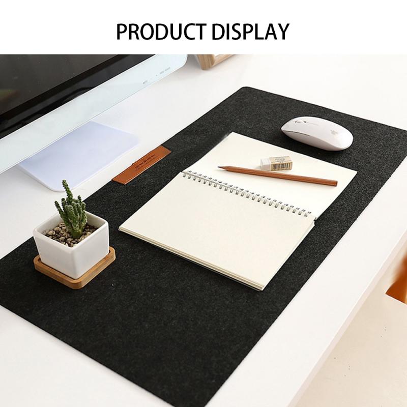 1pcs Mice Pad Office Computer Desk Mat Extra Large Mouse Felt Modern Non-woven Mouse Pad Keyboard Pad Laptop Cushion Desk Pads