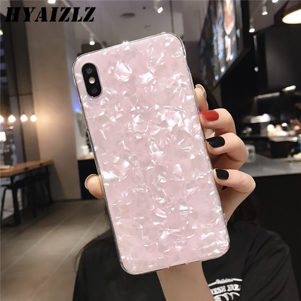 Shell Case for OPPO Reno 4 3 Pro Ace2 Realme 6 Pro 5 A92S A52 A31 A83 A5 A9 2020 A11X R19 Glitter Dream Conch Pattern Soft Coque