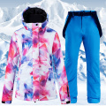 New Women Waterproof Ski Suits Snowboard Jacket Winter Snow Wear Skiing Jacket Snowboarding Clothing Mountain Coat Pants Set