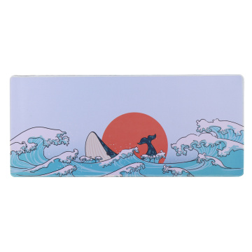 700*300mm Keyboard Mouse Pad Coral Sea/Ukiyo-E Red/Dark Messenger Large Mouse Pad Keyboard Mat for Home Office