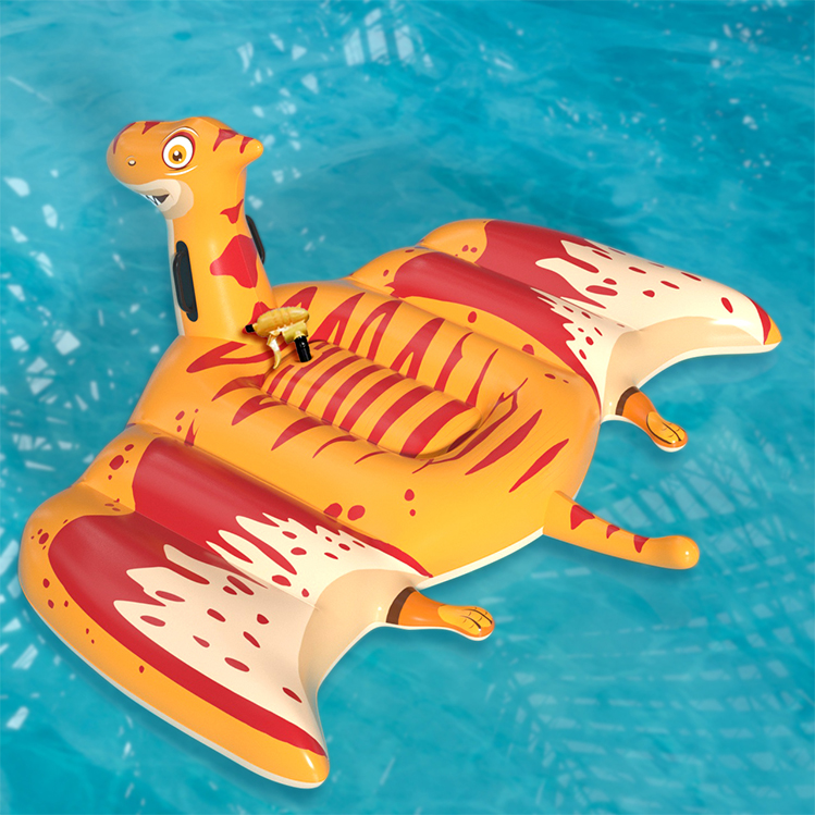 Customization Kids Adults Orange Pterosaur Swimming Pool Rider 7