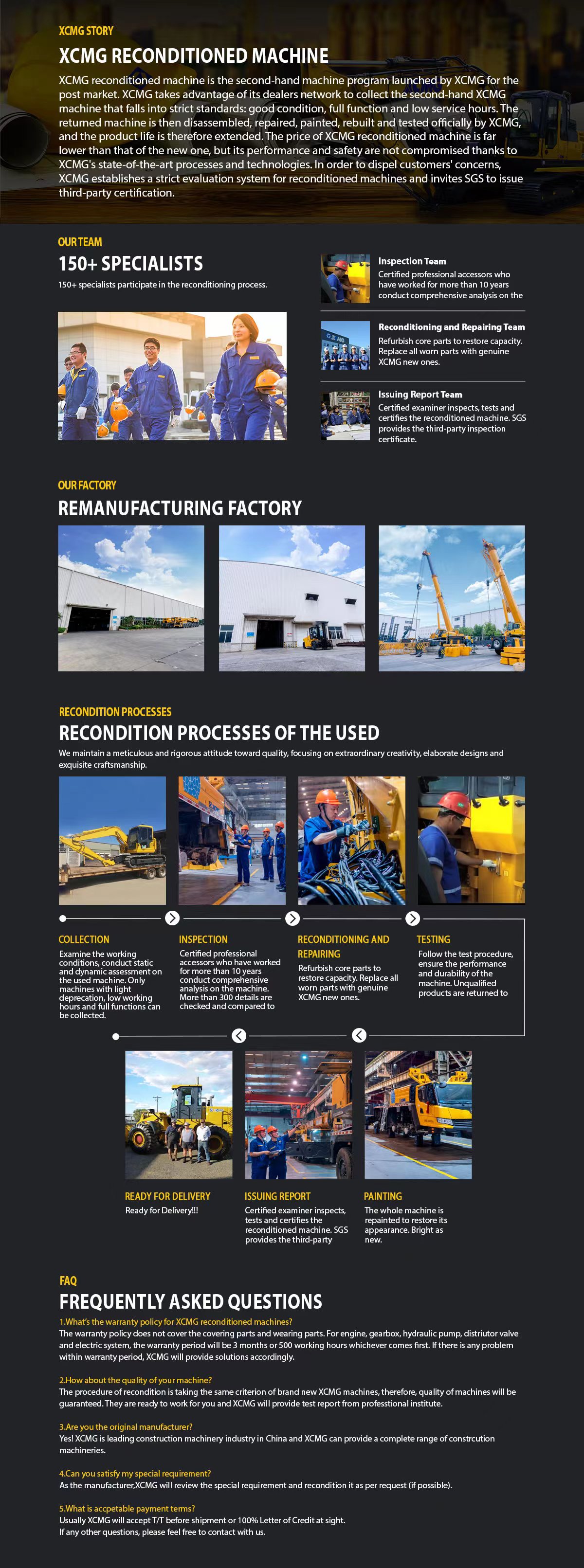 Reconditioned machine