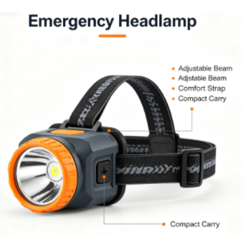 Ultra Bright Rechargeable Camping Headlamp