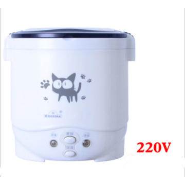 1L Electric Mini Rice Cooker MultiCookers Portable Rice Cooker With Household 220V Car 12V Truck 24V Multi cooking Lunch Box